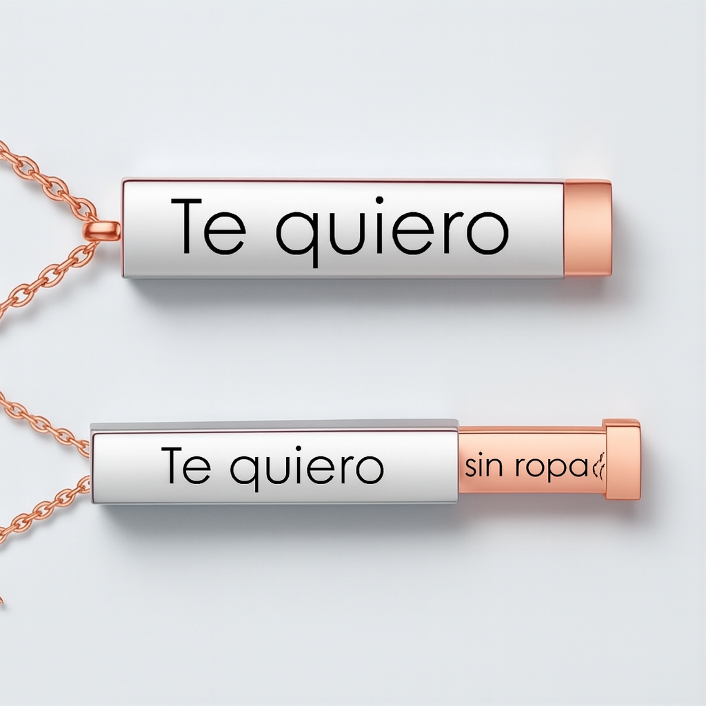 Collar de cilindro con mensaje secreto