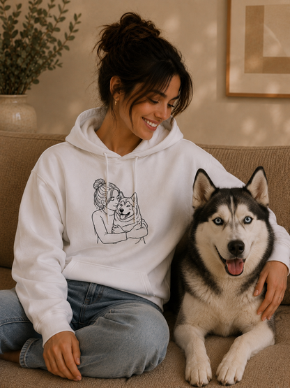 Sudadera Personalizada | Mascotas y/o Personas Silueta