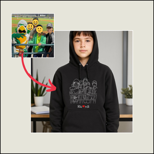 Hoodie Niñ@s & Teen bordada