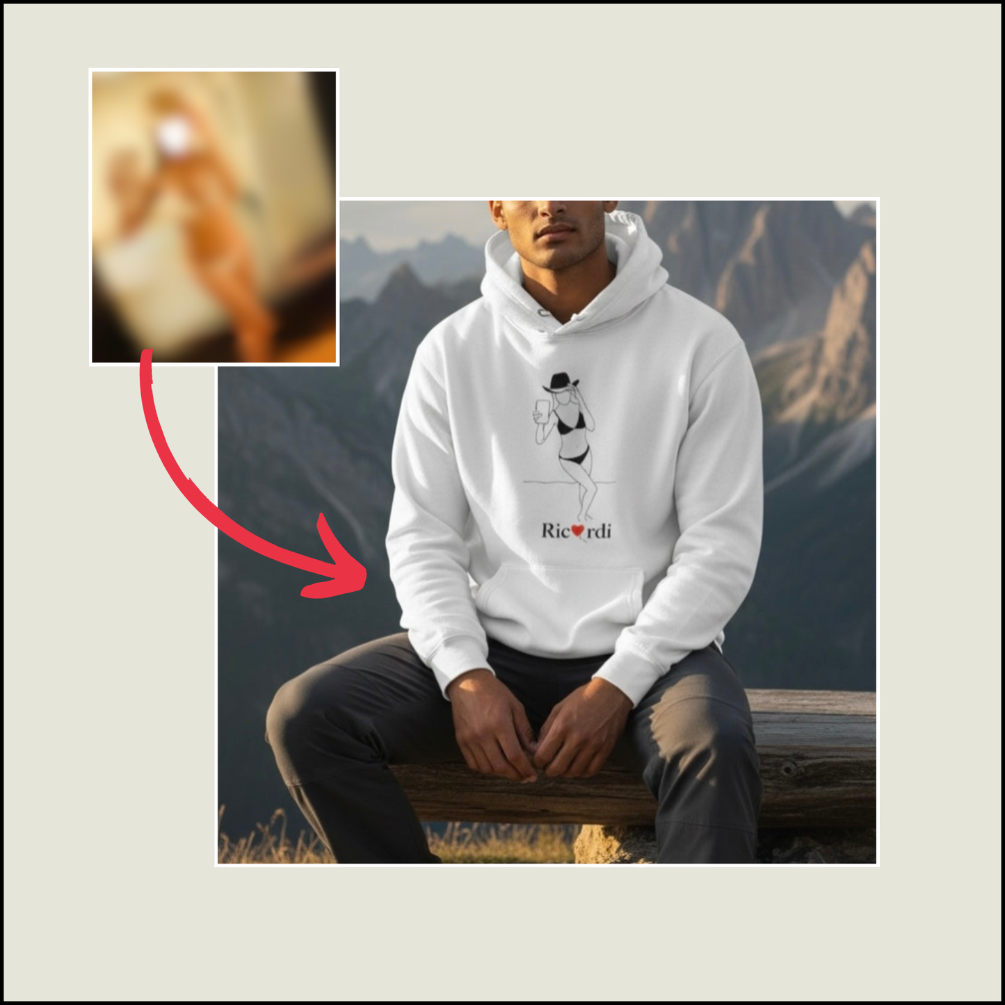 Hoodie Spicy bordada