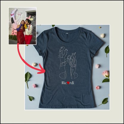 Playera de Mujer bordada