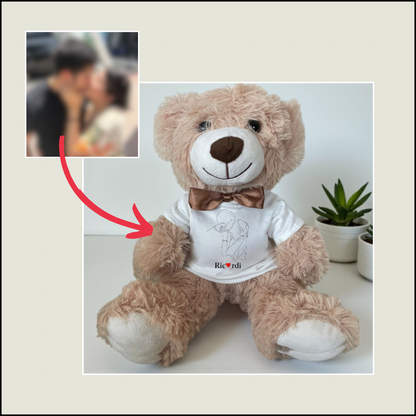 Oso de Peluche con camiseta bordada