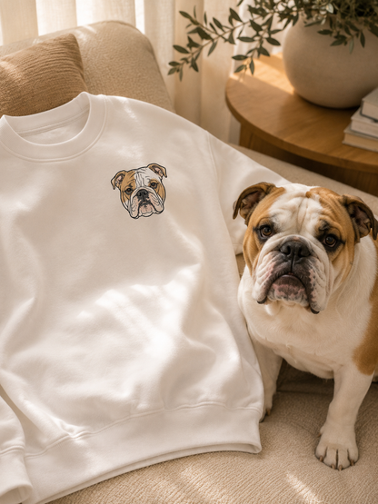 Sudadera Personalizada | Mascota y/o Personas a color - Esquina