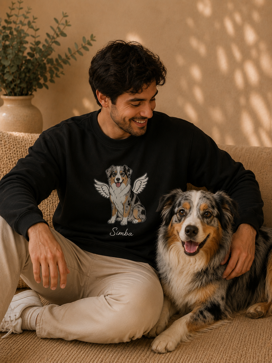 Sudadera Personalizada | Perritos en el cielo