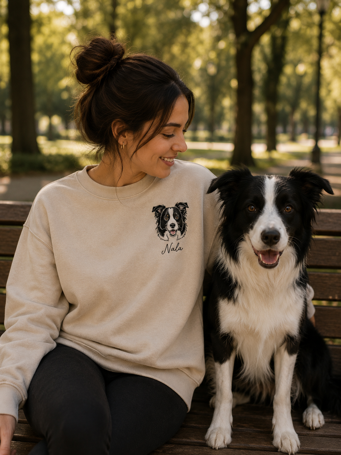 Sudadera Personalizada | Mascota y/o Personas a color - Esquina