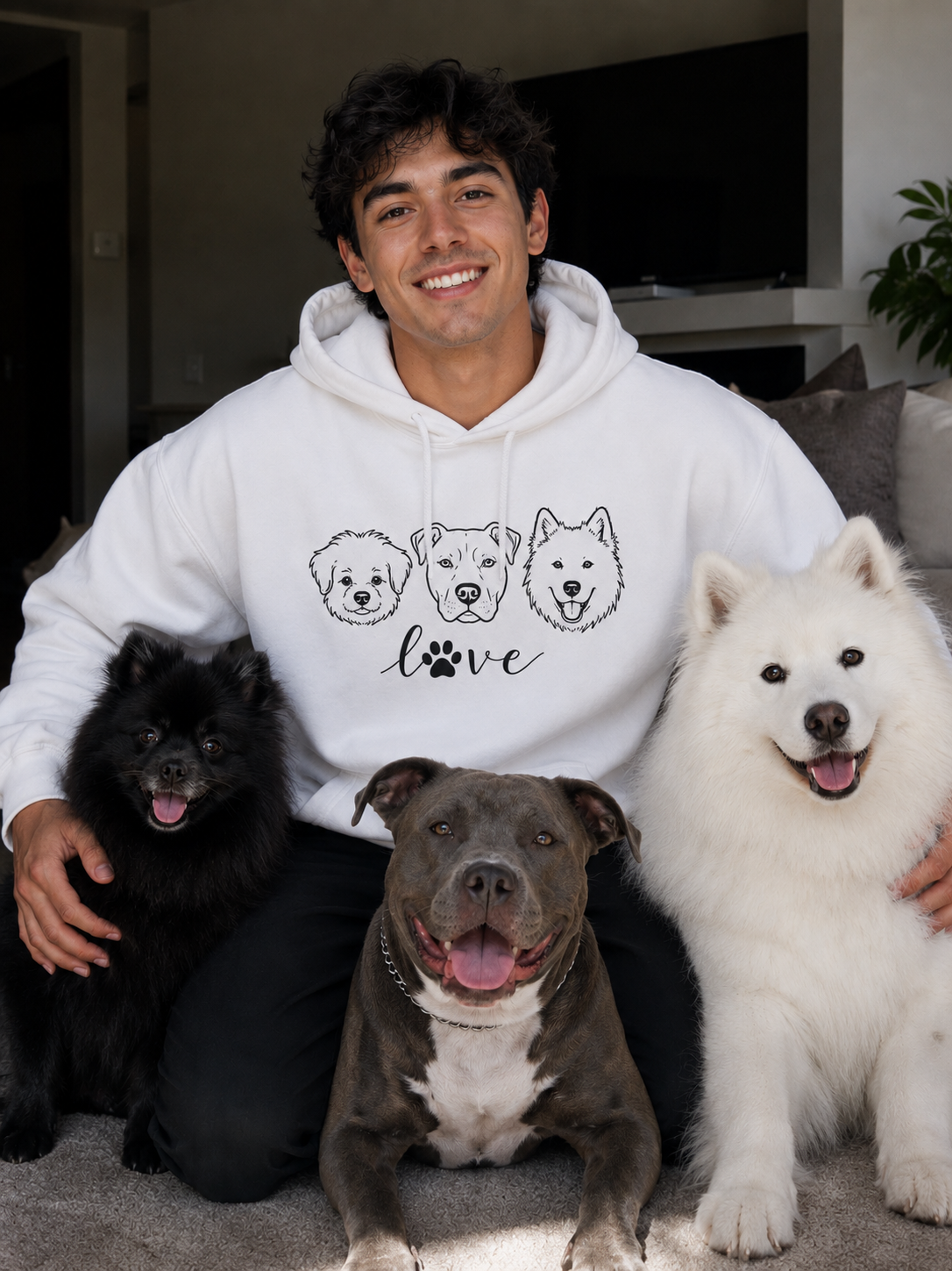 Sudadera Personalizada | Varias Mascotas