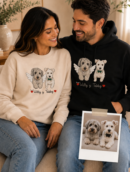 Sudadera Personalizada | Perritos en el cielo