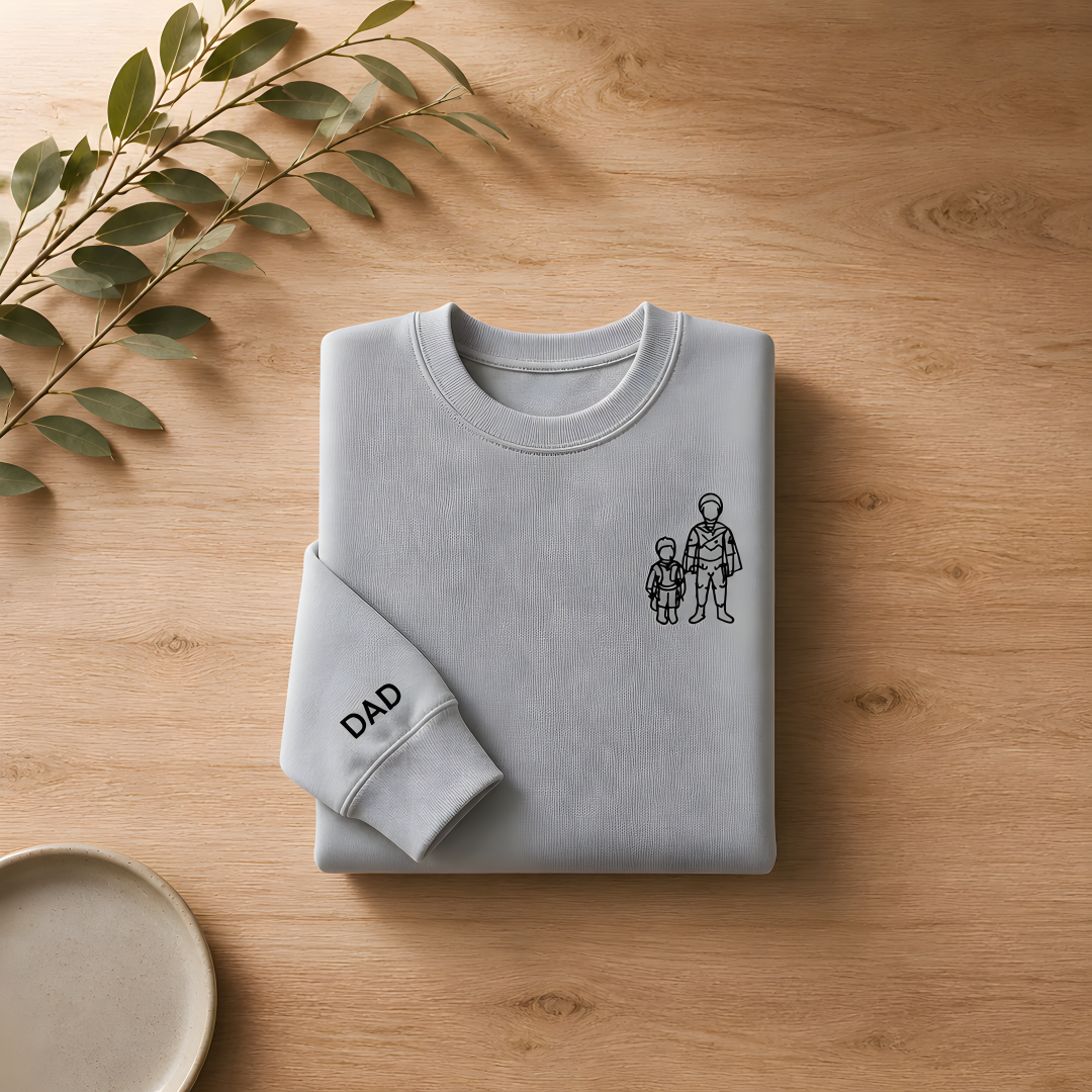 Sudadera Personalizada | Mascota o persona Silueta - Esquina