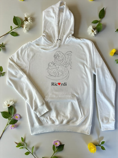 Hoodie Mascotas bordada