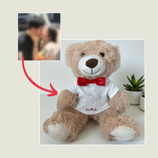 Oso de Peluche Xmas con camiseta bordada