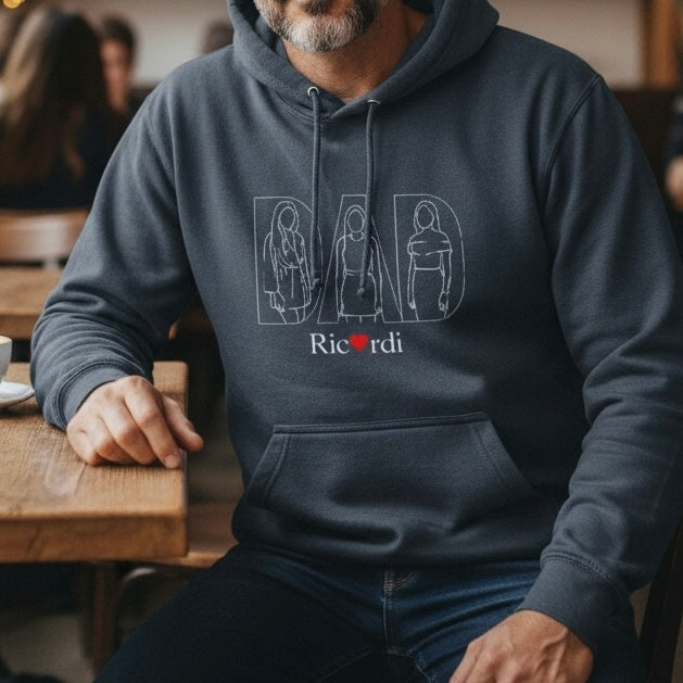 Hoodie DAD bordada