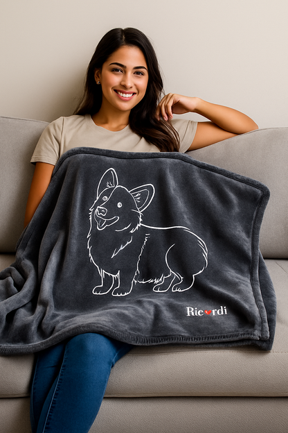 Manta Mascotas bordada