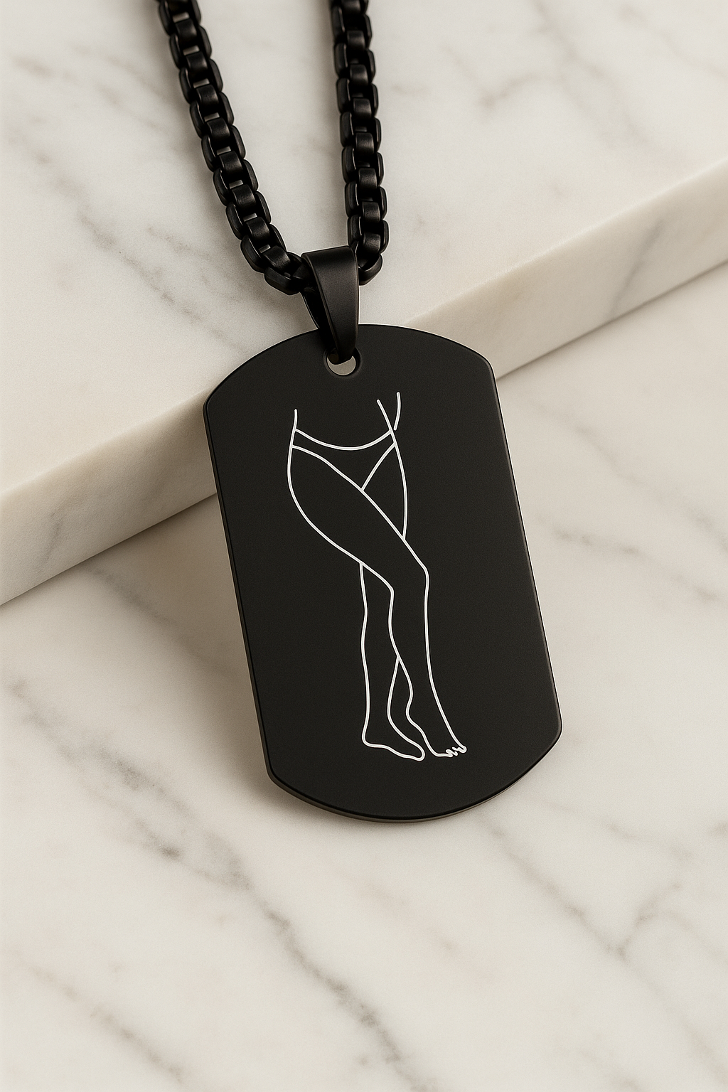 Collar de placa estilo militar Spicy