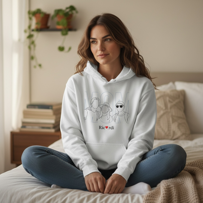 Hoodie MOM bordada