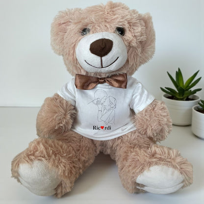 Oso de Peluche con camiseta bordada