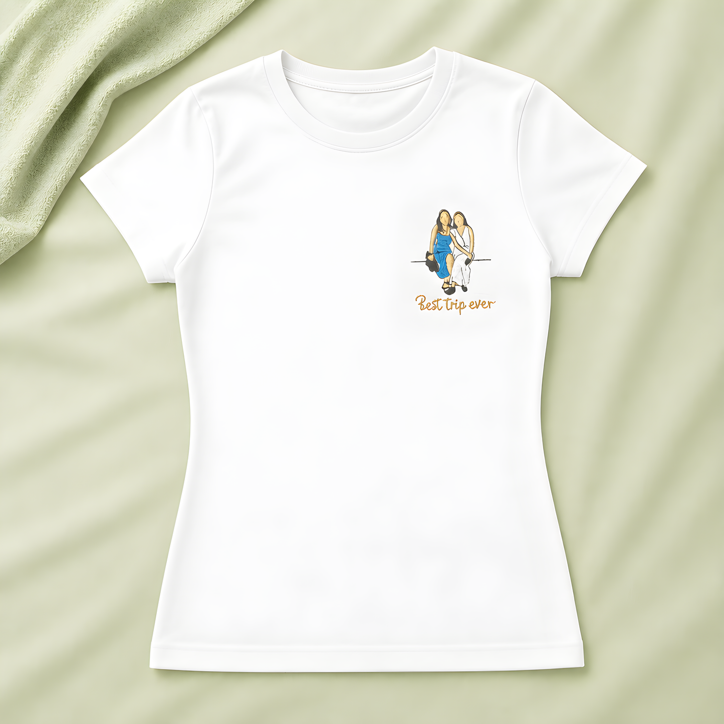 Playera Personalizada | Mascotas o Personas a color  - Esquina