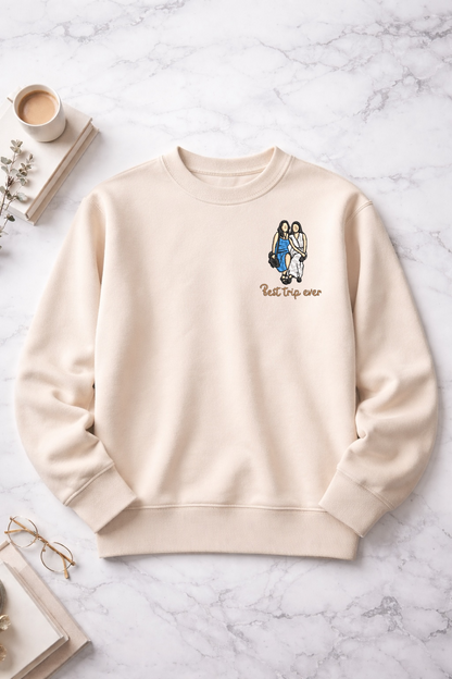 Sudadera Personalizada | Mascota y/o Personas a color - Esquina