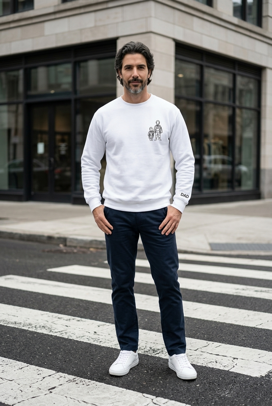 Sudadera Personalizada | Mascota o persona Silueta - Esquina