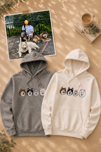 Sudadera Personalizada | Varias Mascotas