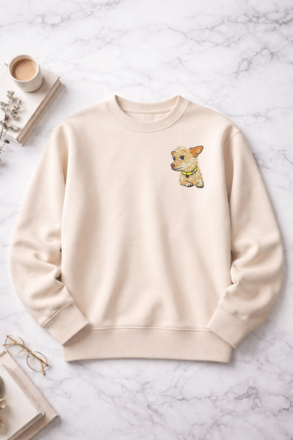 Sudadera Personalizada | Mascota y/o Personas a color - Esquina