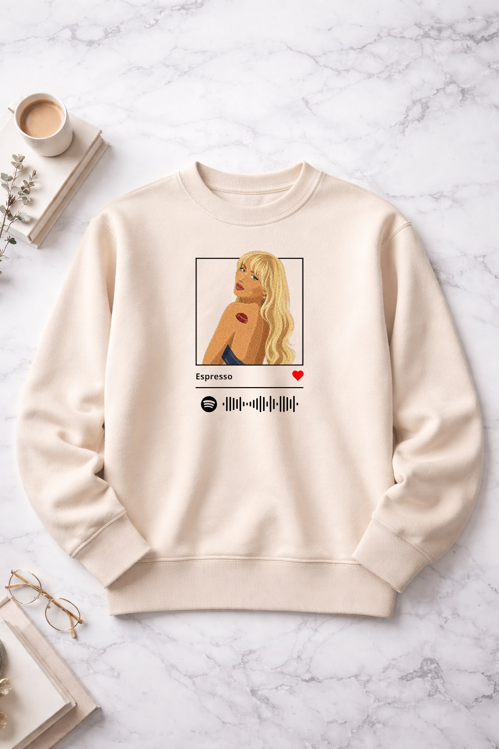 Sudadera Personalizada | Foto con Canción y código de Spotify