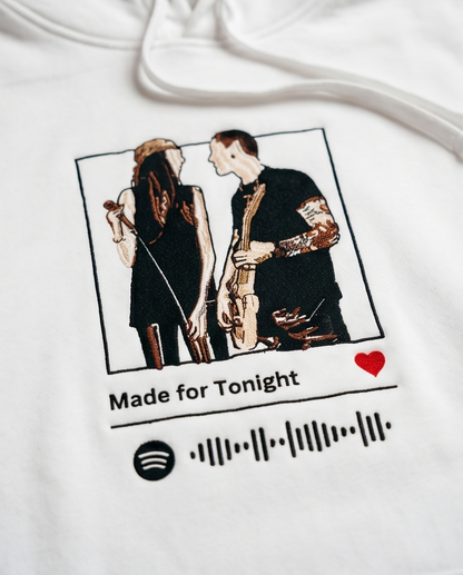 Sudadera Personalizada | Foto con Canción y código de Spotify