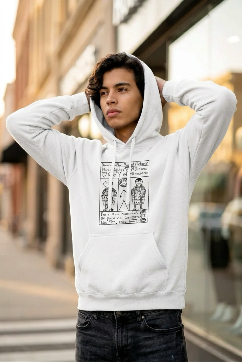 Sudadera Personalizada | Dibujo con Tipografía