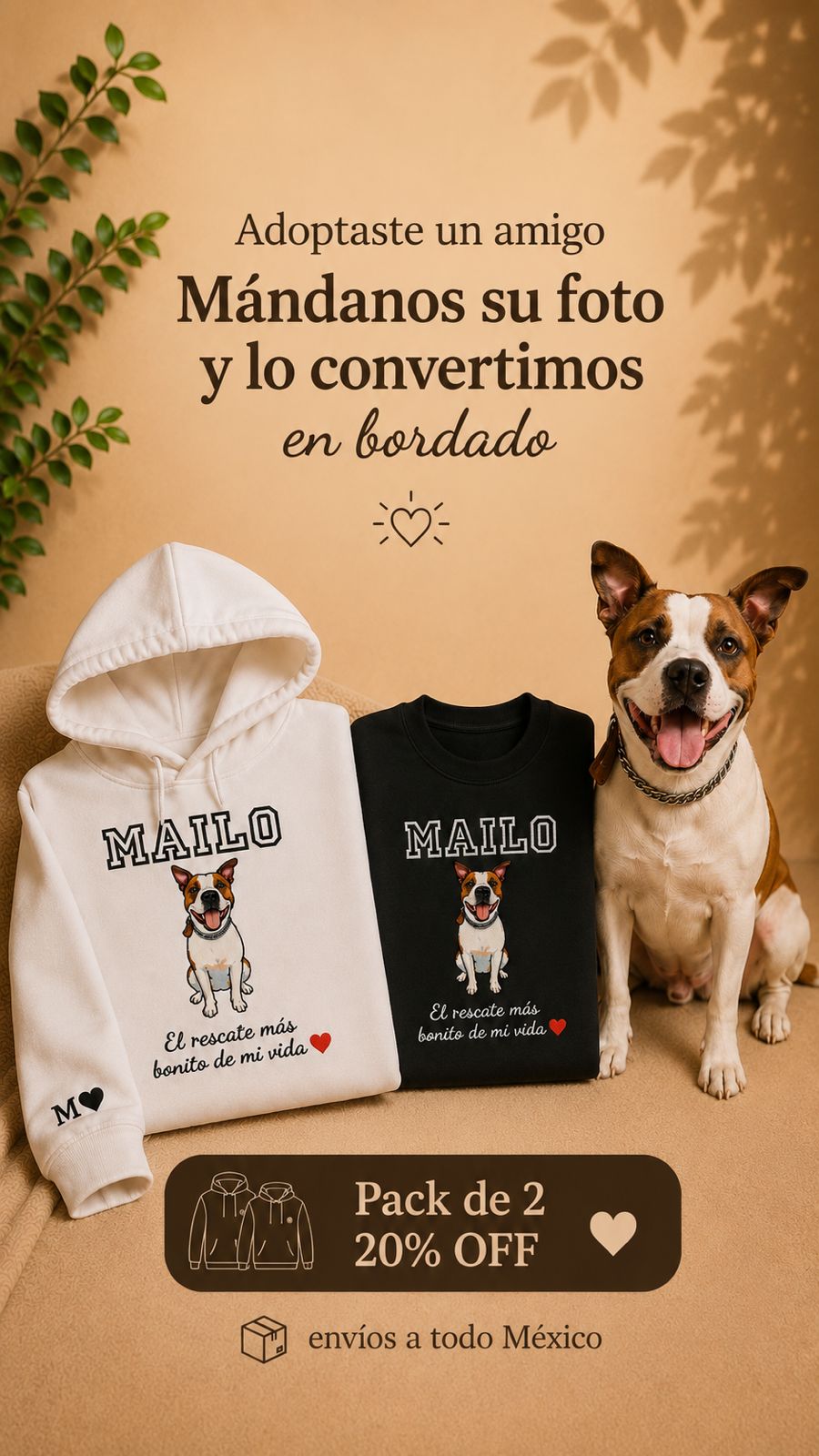 Sudadera Personalizada | Perritos Rescatados