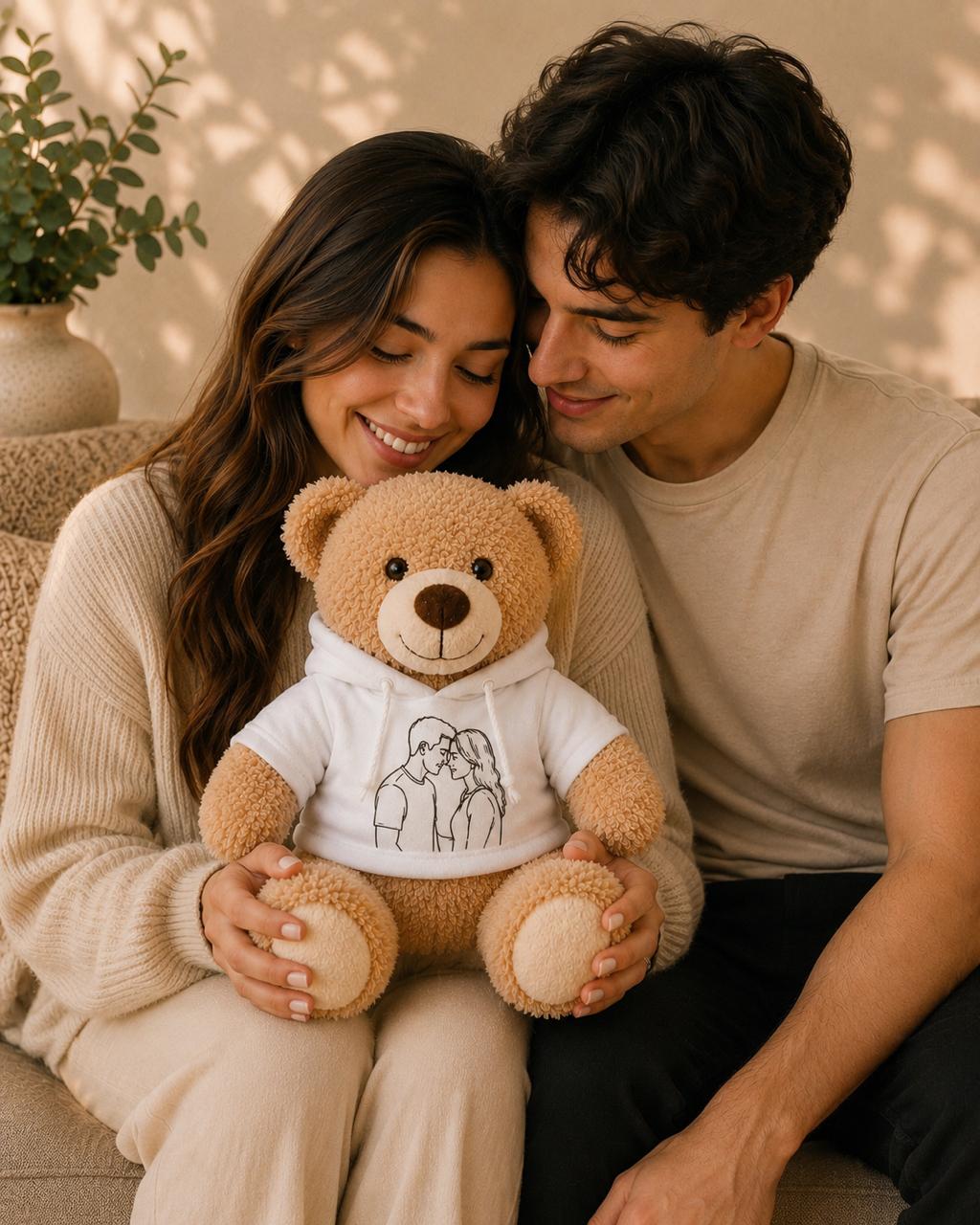 Osito con camiseta o sudadera Personalizada