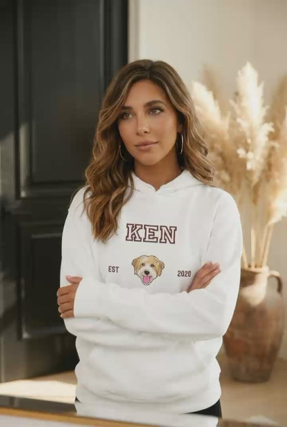 Sudadera Personalizada | Mascota con Nombre y fecha