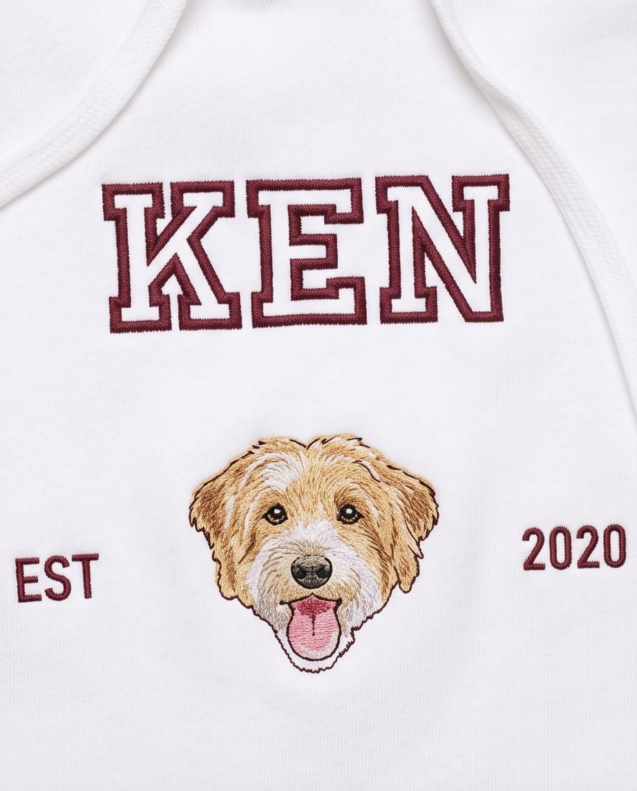 Sudadera Personalizada | Mascota con Nombre y fecha